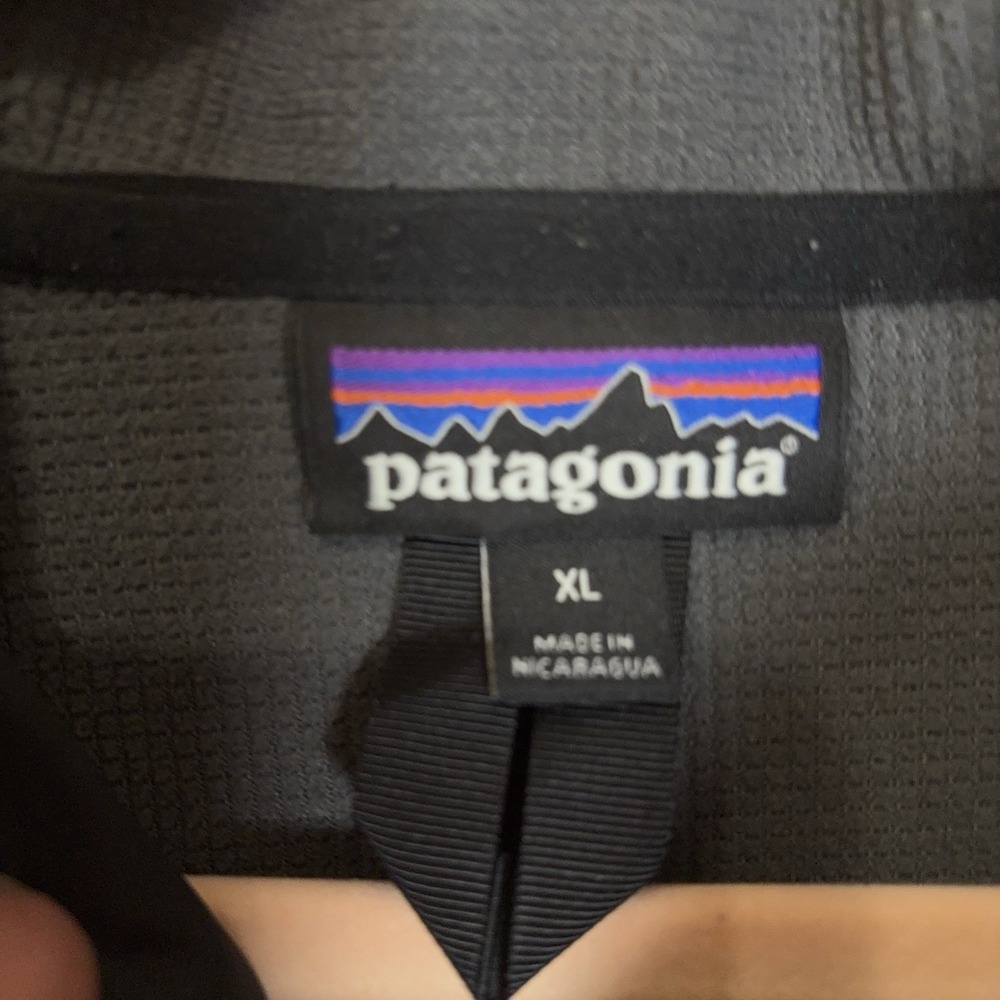 Patagonia Adze Hybrid‎ Hoody Mens XL Black Softshell Polartec Windproof SEE LOGO - Picture 6 of 11